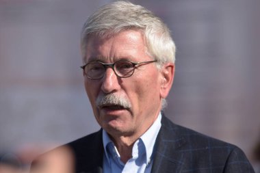 FRANKFURT AM MAIN, Germany - October 10 2018: Thilo Sarrazin at 70th Frankfurt Book Fair / Buchmesse Frankfurt