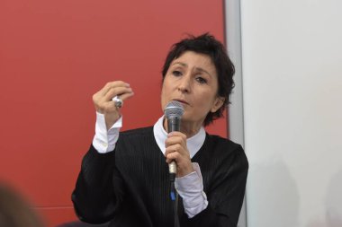 Frankfurt Am Main, Almanya - 10 Ekim 2018: Renan Demirkan 70, Frankfurt Kitap Fuarı / Buchmesse Frankfurt