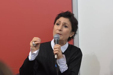 Frankfurt Am Main, Almanya - 10 Ekim 2018: Renan Demirkan 70, Frankfurt Kitap Fuarı / Buchmesse Frankfurt