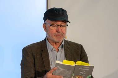 FRANKFURT AM MAIN, Germany - October 11 2018: Rolf Johannsmeier at 70th Frankfurt Book Fair / Buchmesse Frankfurt