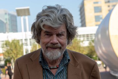 Frankfurt Am Main, Almanya - 11 Ekim 2018: Reinhold Messner 70, Frankfurt Kitap Fuarı / Buchmesse Frankfurt