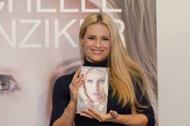 Frankfurt Am Main, Almanya - 11 Ekim 2018: Michelle Hunziker 70, Frankfurt Kitap Fuarı / Buchmesse Frankfurt