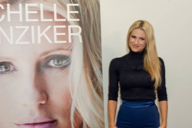 Frankfurt Am Main, Almanya - 11 Ekim 2018: Michelle Hunziker 70, Frankfurt Kitap Fuarı / Buchmesse Frankfurt