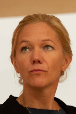 FRANKFURT AM MAIN, Germany - October 11 2018: Maja Lunde at 70th Frankfurt Book Fair / Buchmesse Frankfurt