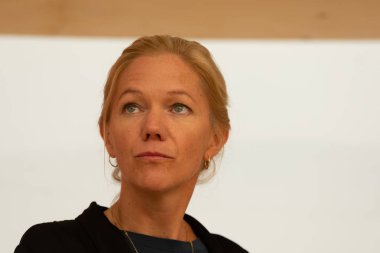 FRANKFURT AM MAIN, Germany - October 11 2018: Maja Lunde at 70th Frankfurt Book Fair / Buchmesse Frankfurt