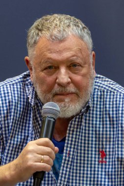 Frankfurt Am Main, Almanya - 11 Ekim 2018: Igor Volgin 70, Frankfurt Kitap Fuarı / Buchmesse Frankfurt