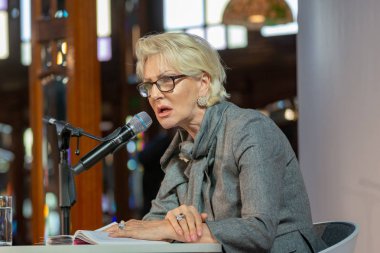 Frankfurt Am Main, Almanya - 12 Ekim 2018: Desiree Nick 70, Frankfurt Kitap Fuarı / Buchmesse Frankfurt