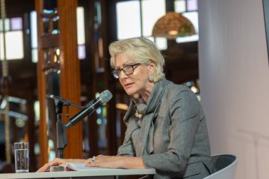 Frankfurt Am Main, Almanya - 12 Ekim 2018: Desiree Nick 70, Frankfurt Kitap Fuarı / Buchmesse Frankfurt