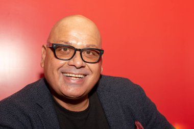 Frankfurt Am Main, Almanya - 12 Ekim 2018: Mustafa Kahawatte 70, Frankfurt Kitap Fuarı / Buchmesse Frankfurt