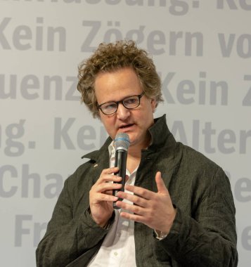 FRANKFURT AM MAIN, Germany - October 13 2018: Florian Henckel von Donnersmarck at 70th Frankfurt Book Fair / Buchmesse Frankfurt