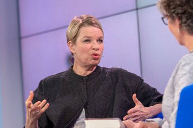 FRANKFURT AM MAIN, Germany - October 13 2018: Linn Ullmann at 70th Frankfurt Book Fair / Buchmesse Frankfurt