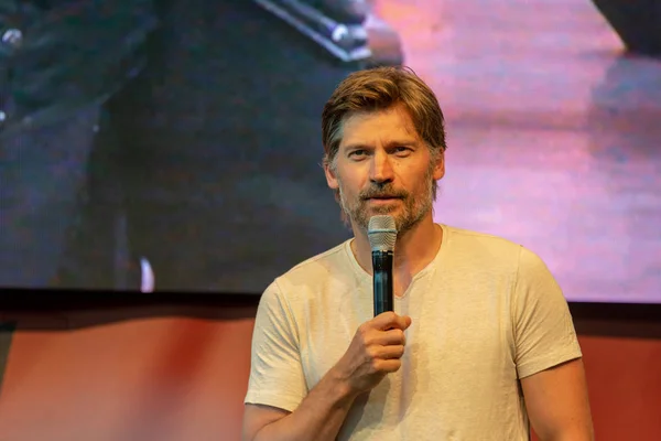 Stuttgart Alemania Jun 2018 Nikolaj Coster Waldau Jaime Lannister Juego — Foto de Stock