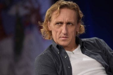 Dortmund, Almanya - 9th Aralık 2017: Aktör ve dublör Vladimir 'Furdo' Furdik (* 1970, gece kral oyun tahtlar; James Bond stunts: Skyfall), Alman Comic Con Dortmund.