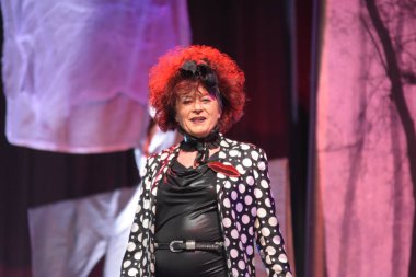 Bonn, Germany. 20th Oct 2017. Patricia Quinn (* 1944), actress - The Horror Picture Show - talking about her experiences during a panel at Fear Con, a horror fan convention taking place in the Maritim Hotel Bonn between October 20-22nd, 2017.