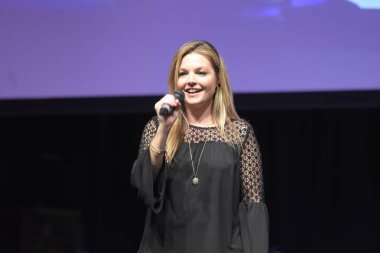 Bonn, Almanya. 20 Ekim 2017. Clare Kramer (* 1974), bize oyuncu - Buffy the Vampire Slayer - Con'da korku, Maritim Hotel Bonn 20-22nd Ekim 2017 arasında yer alan bir korku fan Kongre ev sahipliği yapmaktadır.