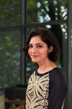 Frankfurt, Almanya. 10 Ekim, 2017. Bedirhan Ferydoni (* 1983), Alman oyuncu ve ses sanatçısı, Frankfurt Bookfair için kırmızı halı üzerinde gelen / Buchmesse Frankfurt Frankfurt/Main oteli Salı, 10 Ekim 2017 Açılış töreni 2017