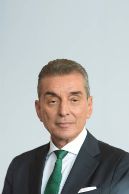 Frankfurt, Almanya. 11 Ekim, 2017. Michel Friedman, Alman politikacı ve Frankfurt Bookfair adlı tv sunucusu / Buchmesse Frankfurt 2017