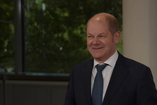 Frankfurt Main 2017 Olaf Scholz 1974 Deutscher Politiker Und Bürgermeister — Stockfoto