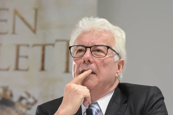 Frankfurt Alemania Octubre 2017 Ken Follett Autor Británico Más Vendido — Foto de Stock