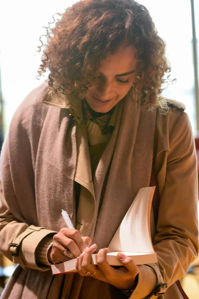 Francoforte Germania Ottobre 2017 Leila Slimani 1981 Scrittrice Giornalista Franco — Foto Stock