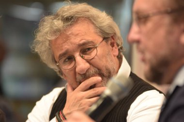 Frankfurt, Almanya. 12 Ekim, 2017. Can dündar (* 1961), Türk yazar ve gazeteci, Frankfurt Bookfair / Buchmesse Frankfurt 2017