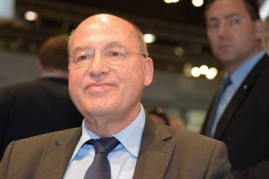 Frankfurt, Almanya. 13 Ekim, 2017. Gregor Gysi (* 1948), Alman siyasetçi (Die Linke) ve yazar, Frankfurt Bookfair / Buchmesse Frankfurt 2017