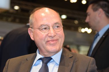 Frankfurt, Almanya. 13 Ekim, 2017. Gregor Gysi (* 1948), Alman siyasetçi (Die Linke) ve yazar, Frankfurt Bookfair / Buchmesse Frankfurt 2017