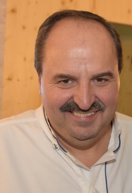 Frankfurt, Almanya. 13 Ekim, 2017. Johann Lafer (* 1957), Avusturyalı aşçı, Frankfurt Bookfair / Buchmesse Frankfurt 2017