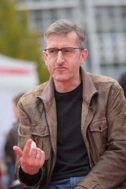 Frankfurt, Germany. 13th Oct, 2017. Phil Hubbe (* 1966), german cartoonist, Frankfurt Bookfair / Buchmesse Frankfurt 2017