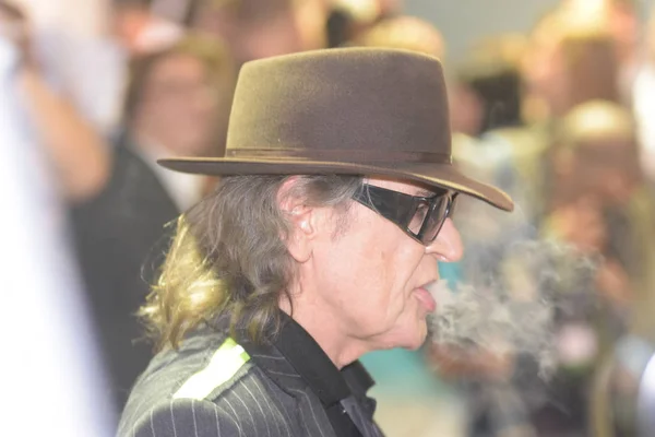 Frankfurt Germany 13Th Oct 2017 Udo Lindenberg Presents His Picture — Stock Photo, Image