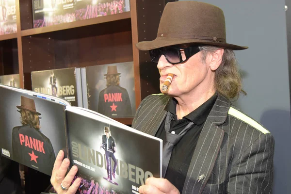 Frankfurt Germany 13Th Oct 2017 Udo Lindenberg Presents His Picture — Stock Photo, Image