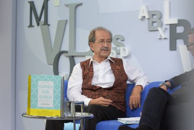 Frankfurt, Germany. 15th Oct, 2017. Rafik Schami (* 1946), syrian-german writer, Frankfurt Bookfair / Buchmesse Frankfurt 2017