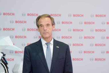 Frankfurt, Almanya. 14 Eylül, 2017. Dr Volkmar Denner, Bosch, 67 IAA Uluslararası Motor Show'da Frankfurt/Main Tarih Salı, 14th Eylül 2017 