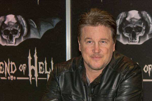 DORTMUND, GERMANY - APRIL 8: Actor Lochlyn Munro (Freddy vs. Jason, Scary Movie, Charmed, Riverdale) at Weekend of Hell, a two day (April 7-8 2018) horror-themed fan convention.