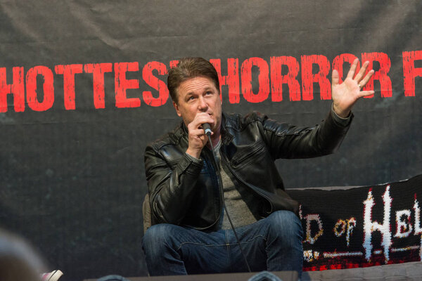 DORTMUND, GERMANY - APRIL 8: Actor Lochlyn Munro (Freddy vs. Jason, Scary Movie, Charmed, Riverdale) at Weekend of Hell, a two day (April 7-8 2018) horror-themed fan convention.
