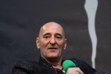 Dortmund, Almanya - 3 Kasım 2018: Ingo Albrecht (* 1960, aktör, Alman ses Dwayne Johnson, Laurence Fishburne, Vinnie Jones), hafta sonu cehennem 2018