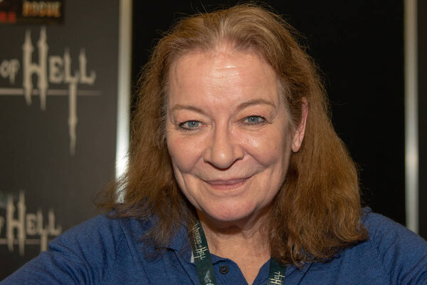 DORTMUND, GERMANY - November 3rd 2018: Clare Higgins (*1955, actress, Hellraiser, Hellbound: Hellraiser II, Doctor Who, Rogue) at Weekend of Hell 2018