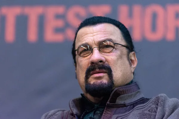 Dortmund Duitsland November 2018 Steven Seagal 1952 Martial Artiest Amerikaans — Stockfoto