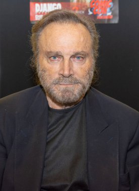 Dortmund, Almanya - 1st Aralık 2018: Franco Nero (* 1941, İtalyan aktör) Alman Comic Con Dortmund adlı iki günde fan kongre