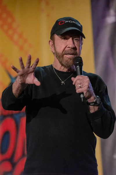 Dortmund Alemania Diciembre 2018 Chuck Norris 1940 Artista Marcial Estadounidense — Foto de Stock