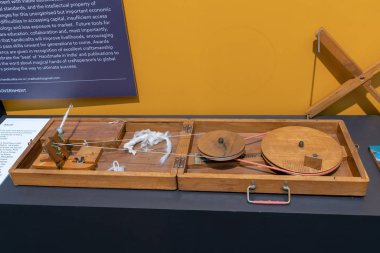 Frankfurt, Almanya. 11 Şubat 2019. Ambiente gösterimler Ticaret Fuarı 2019: geleneksel Khadi, özel sunum Hindistan için makine dokuma konuğu onur 2019. Bir önde gelen tüketim malları ticaret ile birden fazla 4300 katılımcılar fuarı Ambiente olduğunu