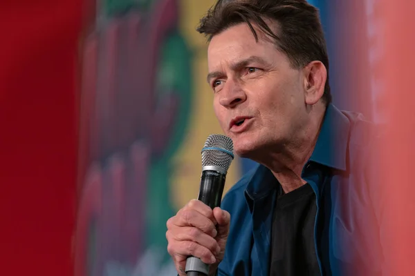 Dortmund Alemania Abril 2019 Charlie Sheen 1965 Actor Estadounidense Cine — Foto de Stock