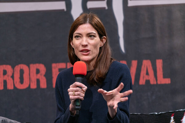 DORTMUND, GERMANY - April 14th 2018: Jennifer Carpenter (*1979, American actress) at Weekend of Hell Spring Edition 2019, a two day (April 13-14 2019) horror-themed fan convention.