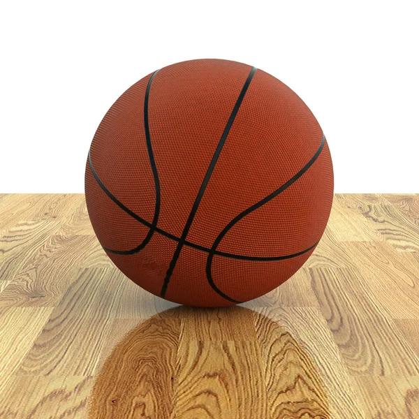 Μπάλα μπάσκετ απόδοση — Φωτογραφία Αρχείου