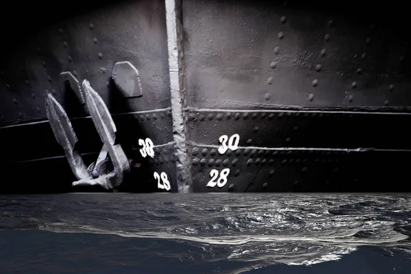 Лук Корабля Открытом Океане — стоковое фото