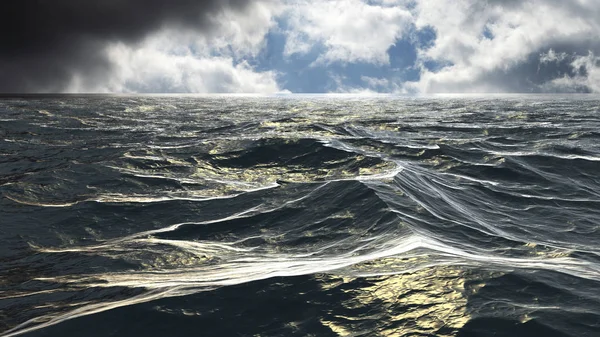 Calme Avant Tempête Sur Océan Images De Stock Libres De Droits