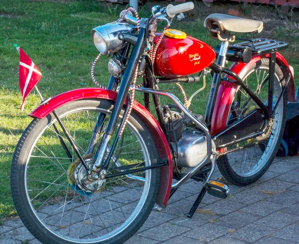 Vieille Moto Classique Danemark — Photo