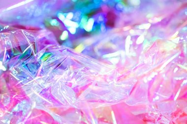 Soyut holografik trend arka planı. Sihirli bokeh kaplaması veya bir tasarım ögesi.