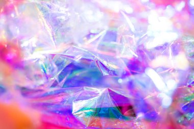 Soyut holografik trend arka planı. Sihirli bokeh kaplaması veya bir tasarım ögesi.