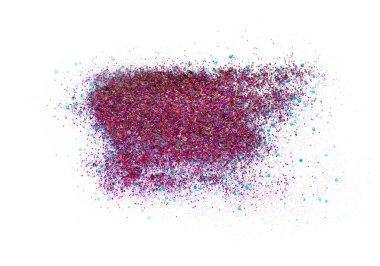 Kırmızı parıltılı çerçeve, beyaz arka planda izole edilmiş. Metin için tasarım ögesi, boşluk